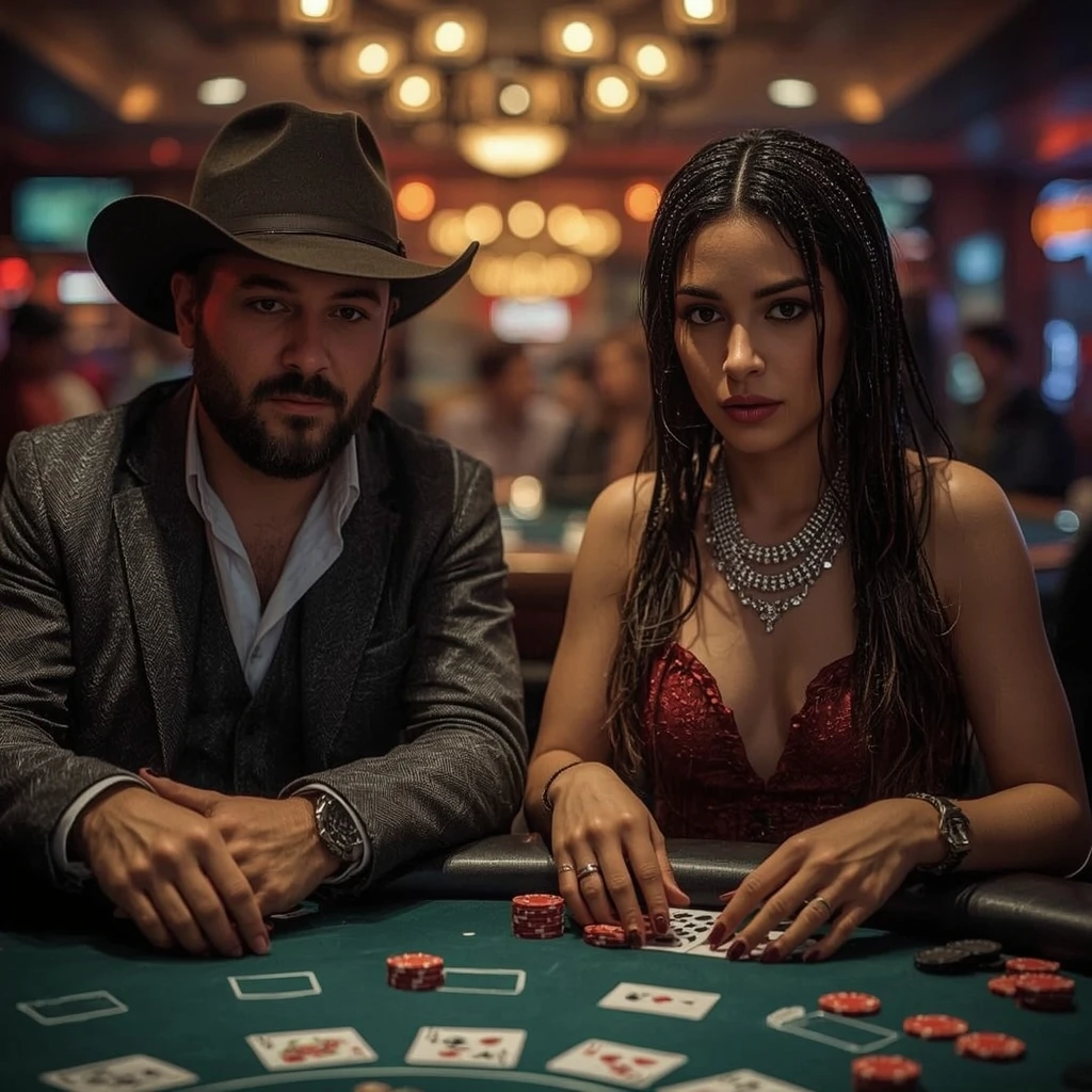 photo de deux joueurs de poker WIN PARADISE CASINO